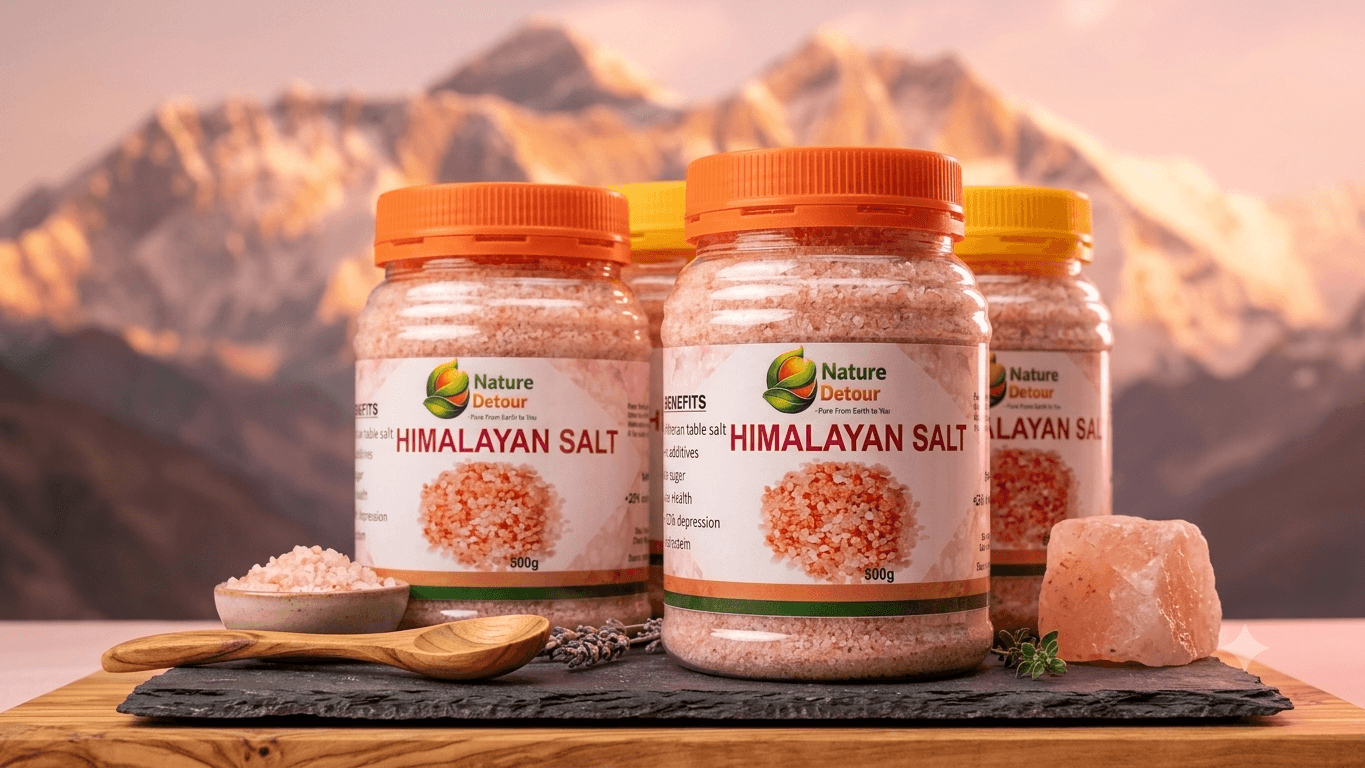 Himalayan Pink Salt – Pure Mineral-Rich Salt for Electrolyte Balance & Digestive Support