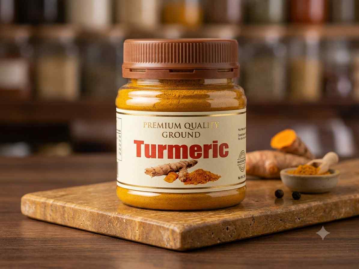 Pure Turmeric Powder (250g) – High Anti-Inflammatory & Antioxidant Support for Cooking & Wellness