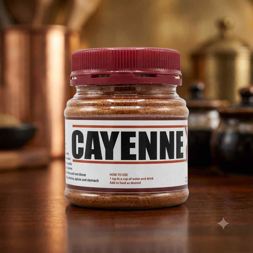 Pure Cayenne Pepper Powder – Fiery Metabolism Boost & Natural Circulation Support