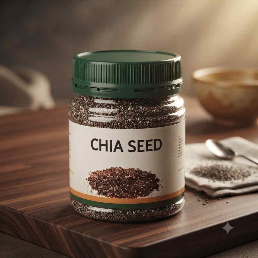 Raw Chia Seeds – Nutrient-Dense Superfood, High Omega-3 & Fiber (16oz / 1lb)