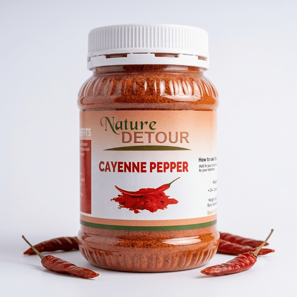 Pure Organic Cayenne Pepper Powder – Natural Heat, Metabolism & Heart Support, and digestion support